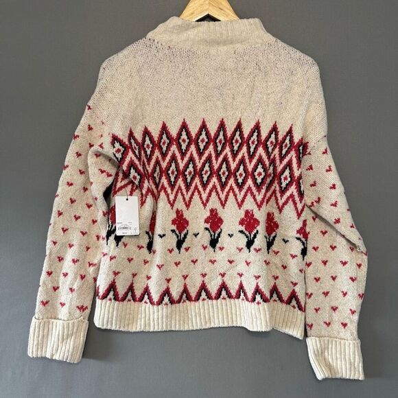 NWT Lauren Lane Sonoma Women’s Sweater Size Medium Polyester Blend - Picture 8 of 14